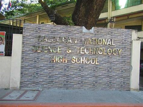 public senior high school caloocan|Caloocan National Science and Technology High School.